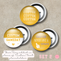3 Button Pack: Game Day Set 2