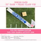 Personalized Senior Sash