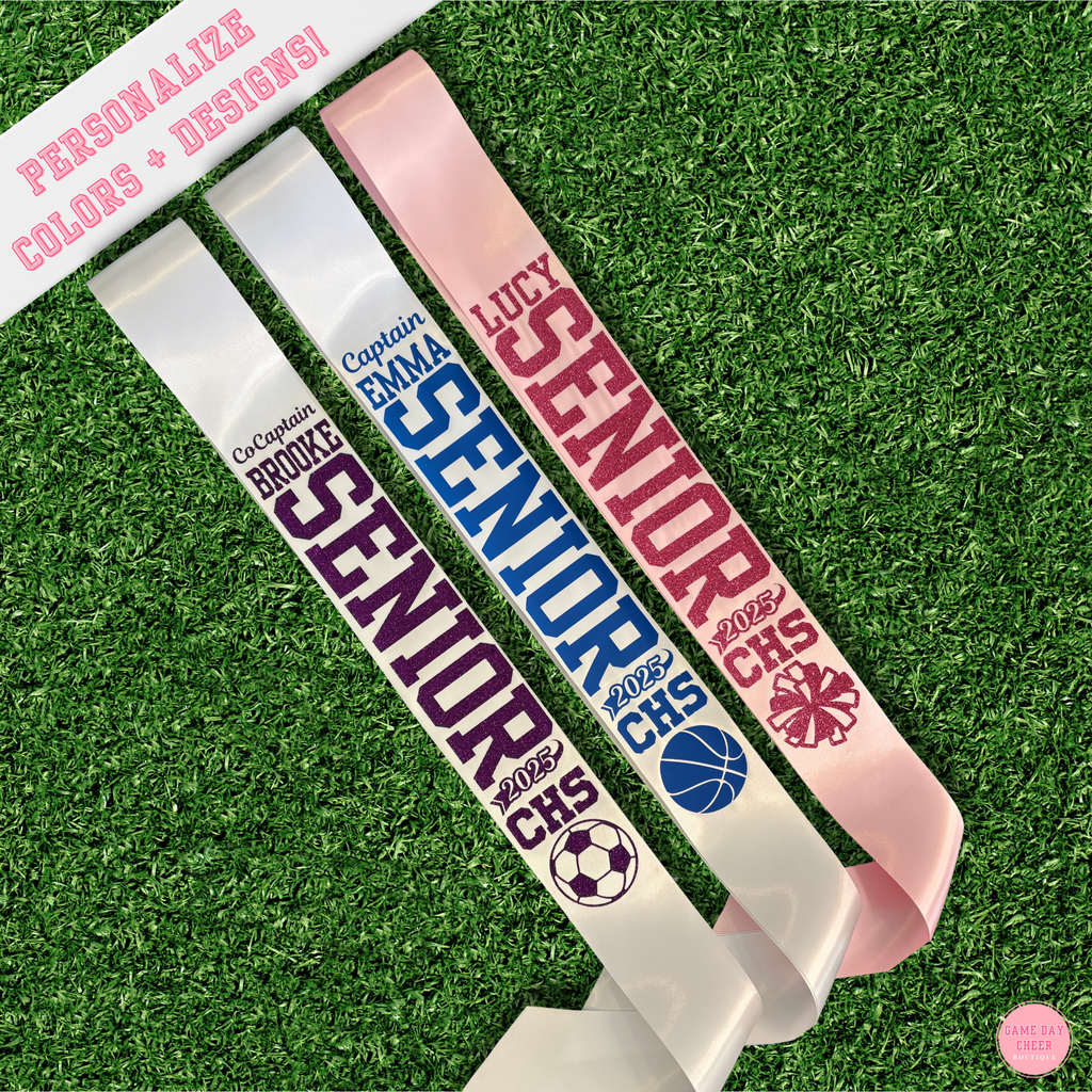 Personalized Senior Sash