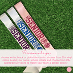 Personalized Senior Sash